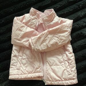 Kids Pink Quilted Jacket